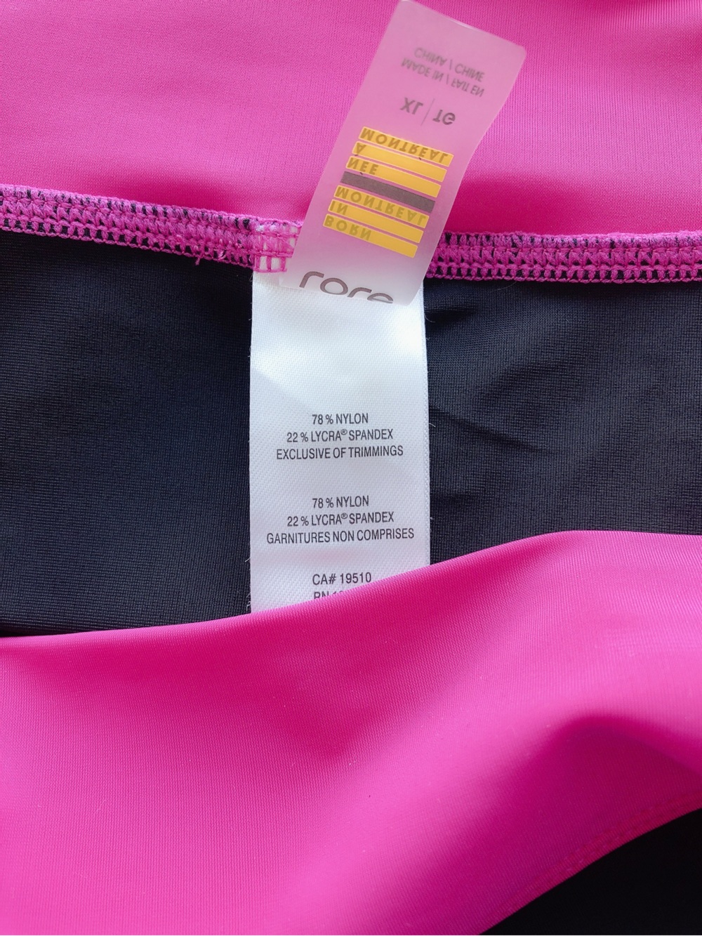Lole Black Skirt with Pink Waistband Women's Active Skirt swimsuit coverup - Picture 12 of 12